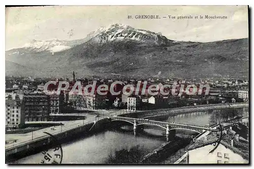 Cartes postales Grenoble Vue Generale Et Le Moucherotte