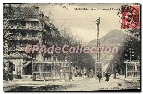 Cartes postales Grenoble Le Cours St Andre A I'Octroi