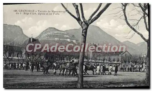 Cartes postales Grenoble Terrain De Man�uvres du 1er r�giment d'artillerie alpine