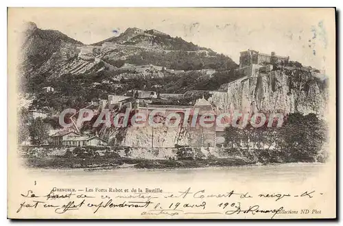 Cartes postales Grenoble Les Forts Rabot Et De La Bastille