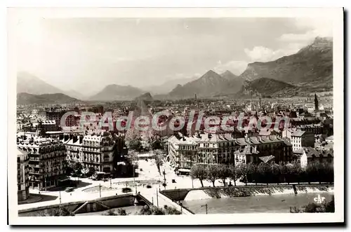 Ansichtskarte AK Grenoble Vue Generale Et Le Cours Jean Jaures