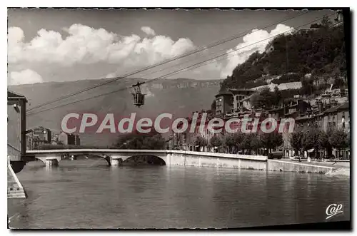 Ansichtskarte AK Grenoble L'Isere Et Le Teleferique