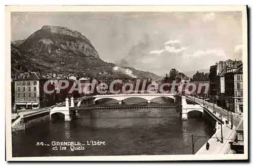 Cartes postales Grenoble L'Isere Et Les Quais