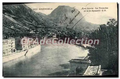 Ansichtskarte AK Grenoble Les Quais La Tronche Et Le St Eynard