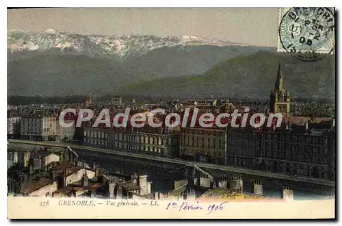 Cartes postales Grenoble Vue Generale