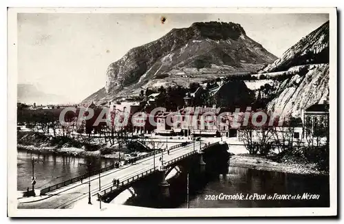 Cartes postales Grenoble Le Pont De France et Le Neron