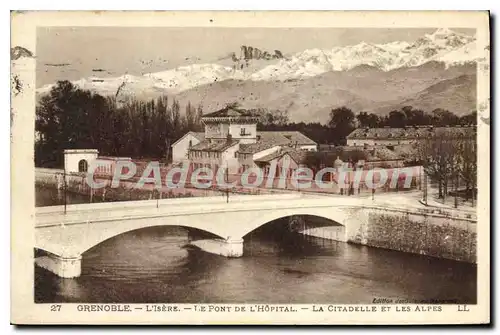 Cartes postales Grenoble L'Isere Le Pont De L'Hopital