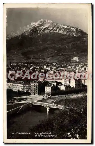 Cartes postales Grenoble Vue Generale Et Le Moucherotte