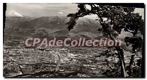 Ansichtskarte AK Grenoble Vue Generale Au Fond Chaine De Belledonne