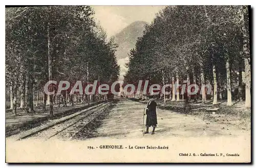 Cartes postales Grenoble Le Cours Saint Andre