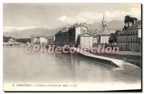 Cartes postales Grenoble L'Isere Et La Chaine Des Alpes