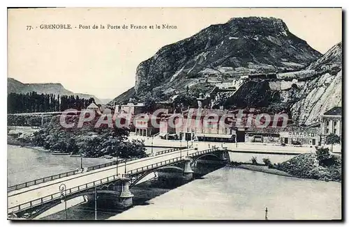 Cartes postales Grenoble Pont De La Porte De France Et Le Neron