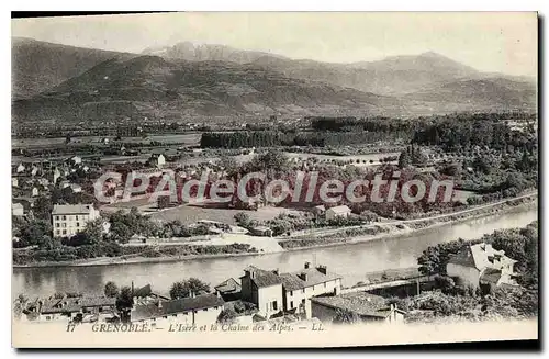 Cartes postales Grenoble L'Isere Et La Chaine Des ALpes