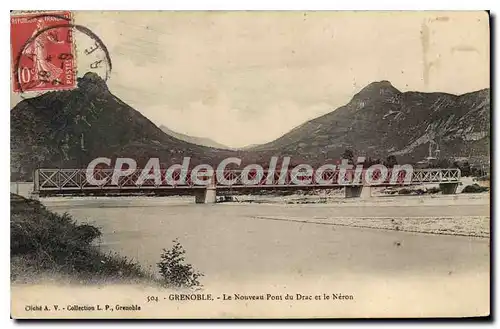 Ansichtskarte AK Grenoble Le Nouveau Pont Du Drac Et Le Neron