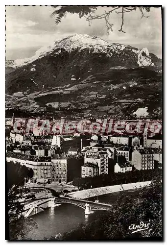 Ansichtskarte AK Grenoble Vue Sur La Ville Et Le Moucherotte