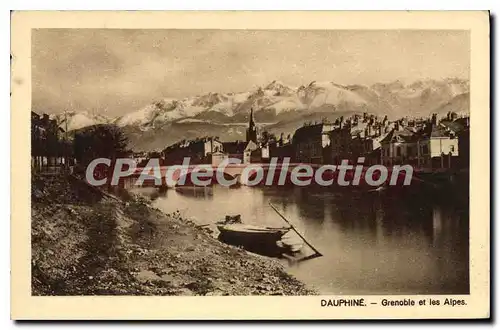 Cartes postales Dauphine Grenoble Et Les Alpes