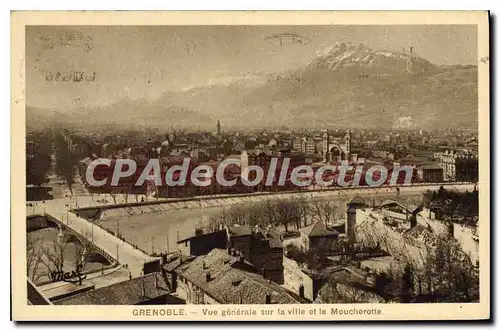 Ansichtskarte AK Grenoble Vue Generale Sur La Ville Et Le Moucherotte