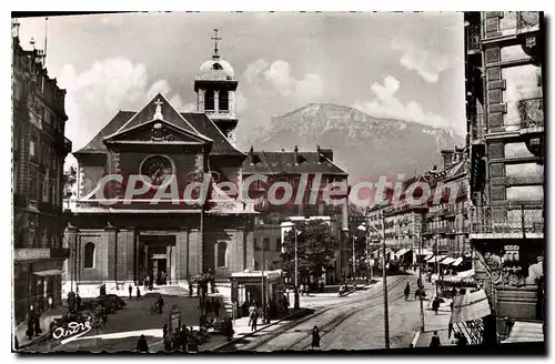 Cartes postales Grenoble Rue Felix Poulat ET Eglise Saint Louis