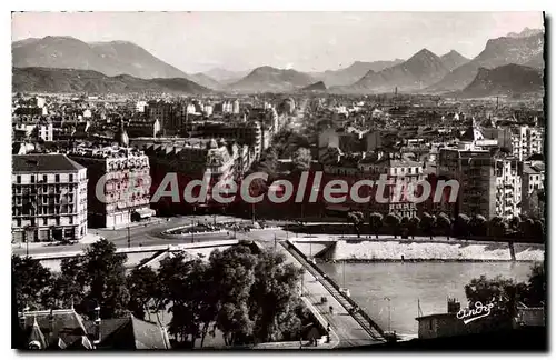 Ansichtskarte AK Grenoble Vue Generale Cours Jean Jaures