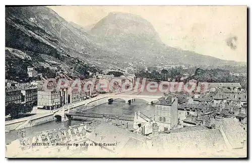 Cartes postales Grenoble Panorama Des Quais Et St Eynard