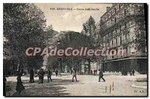 Ansichtskarte AK Grenoble Cours Jean Jaures