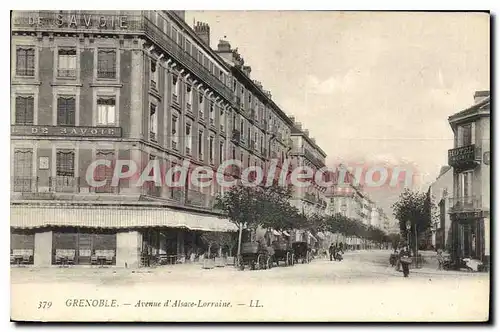 Cartes postales Grenoble Avenue D'Alsace Lorraine