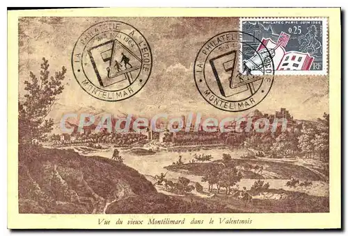 Cartes postales moderne Montelimard Dans Le Valentinois Vue Du Vieux