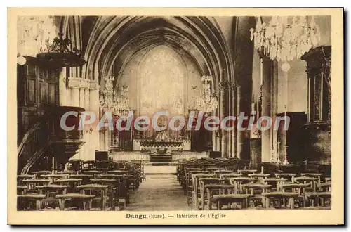 Cartes postales Dangu Interieur De I'Eglise
