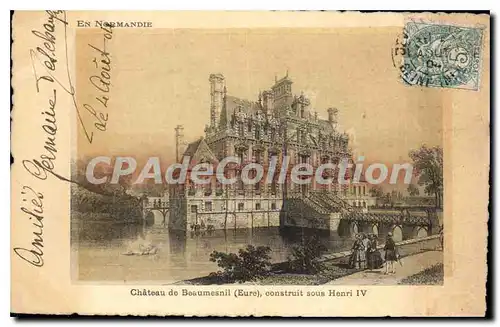 Cartes postales Chateau De Beaumesnil Construit Sous Henri IV