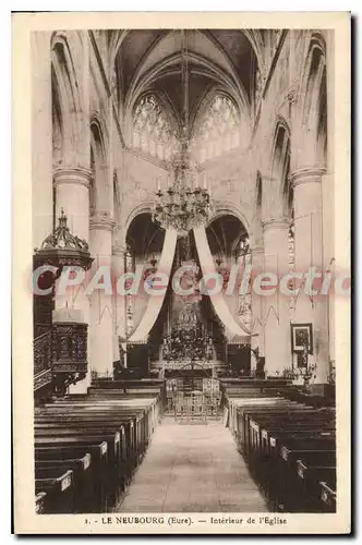 Ansichtskarte AK Le Neubourg Interieur De I'Eglise