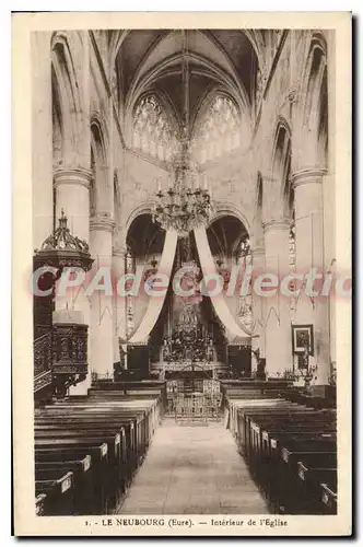 Cartes postales Le Neubourg Interieur De I'Eglise