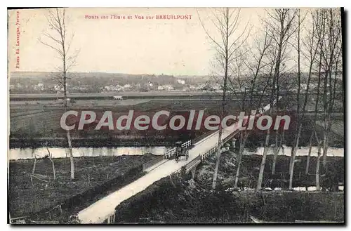 Cartes postales Ponts Sur I'Eure Et Vue Sur Breuilpont