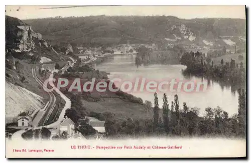 Cartes postales Le Thuit Perspective Sur Petit ANdely Et Chateau Gaillard