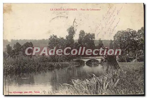Cartes postales La Croix St Leufroy Pont De Crevecoeur