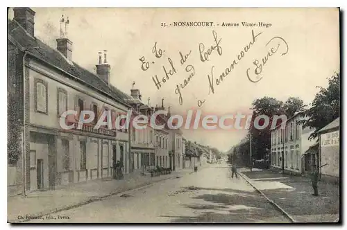 Cartes postales Nonancourt Avenue Victor Hugo gendarmerie nationale