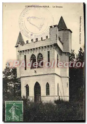 Ansichtskarte AK Corneville Sur Risle Le Donjon