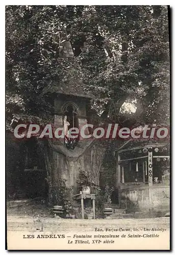 Ansichtskarte AK Les Andelys Fontaine Miraculeuse De Sainte Clotilde