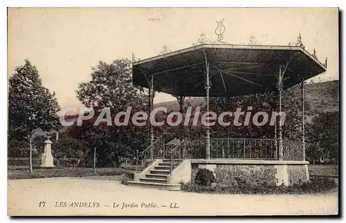 Cartes postales Les Andelys Le Jardin Public