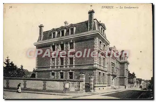 Cartes postales Evreux La Gendarmerie