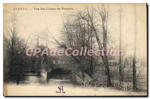 Cartes postales Evreux Vue Des Usines De Navarre