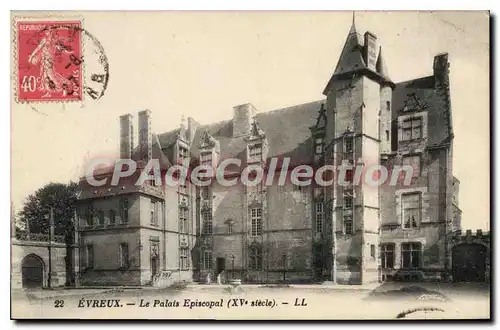 Cartes postales Evreux Le Palais Episcopal