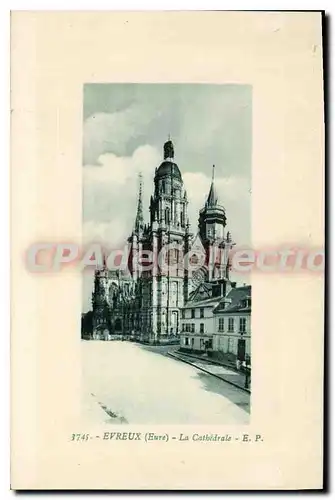 Cartes postales Evreux La Cathedrale