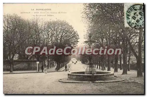 Cartes postales Bernay Place Du Champ Da Foire