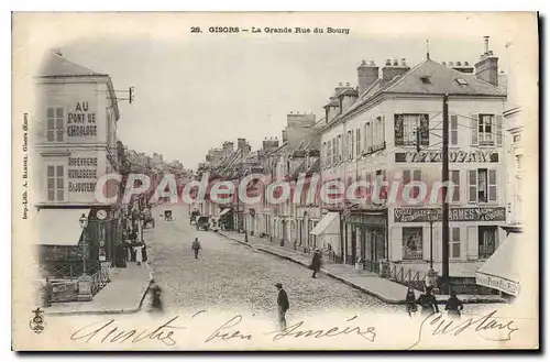Cartes postales Gisors La Grabde Rue Du Bourg