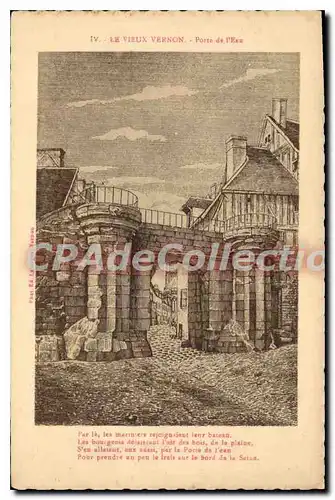 Cartes postales Le Vieux Vernon Porte De I'Eau