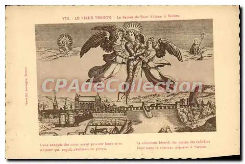 Cartes postales Le Vieux Vernon La Ratour De Saint Adjuter