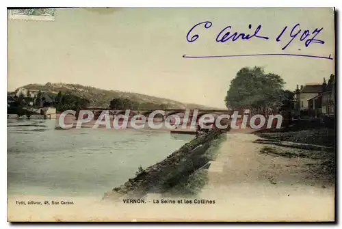 Cartes postales Vernon La Seine Et Les Collines