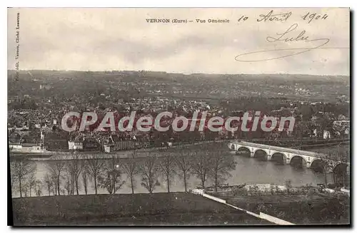 Cartes postales Vernon Vue Generale