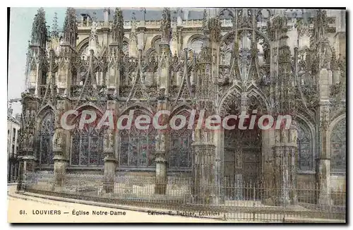 Ansichtskarte AK Louviers Eglise Notre Dame