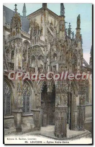 Ansichtskarte AK Louviers Eglise Notre Dame